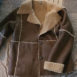 Faux Sherpa lined jacket